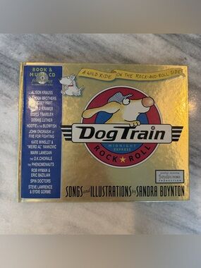 NEW Dog Train A Wild Ride on the Rock-and-Roll Side Book & CD Sandra Boynton